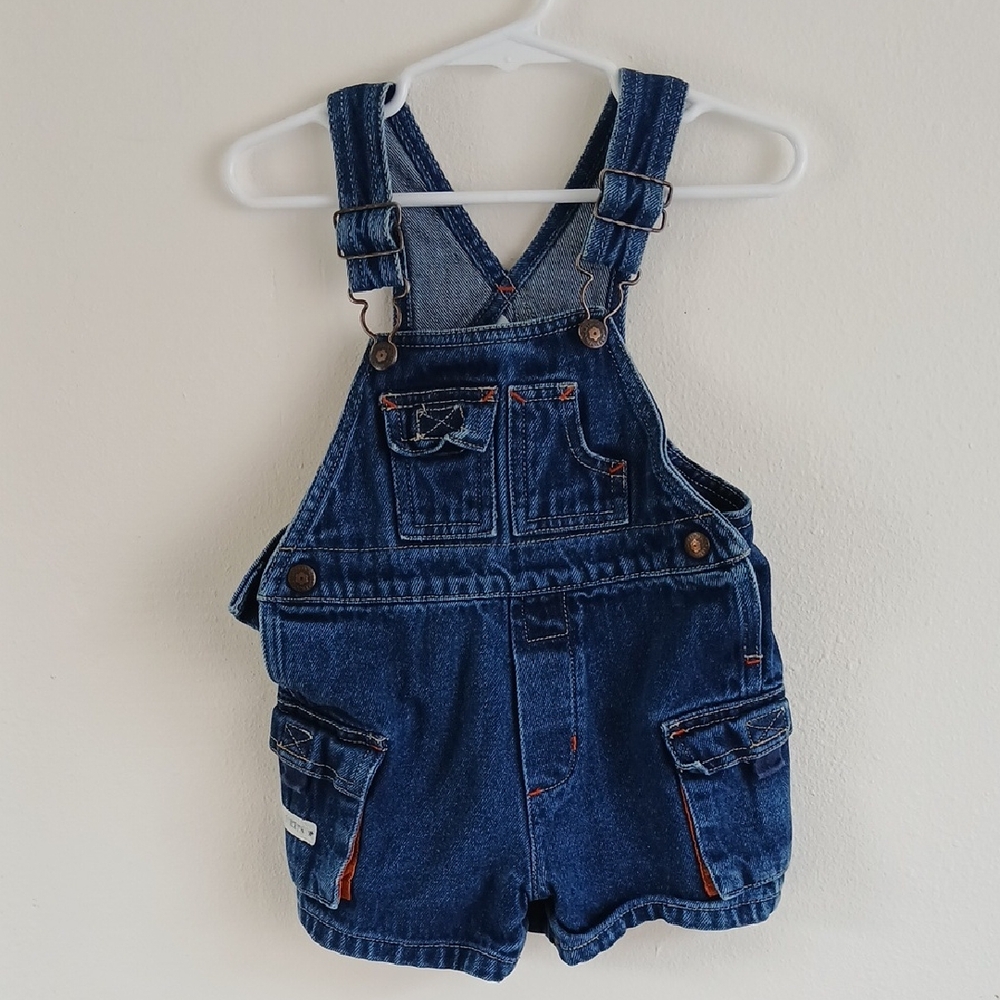 Sprockets Denim Overalls Shorts 12 Months